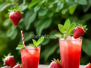 Strawberry-Infused Mint Julep