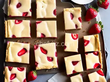 Strawberry Lemon Cheesecake Bars