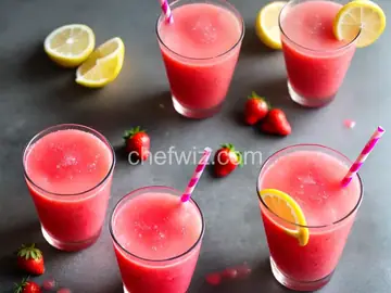 Strawberry Lemonade Slushie