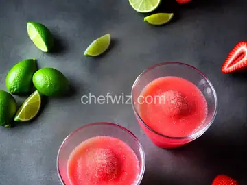 Strawberry-Lime Slushie