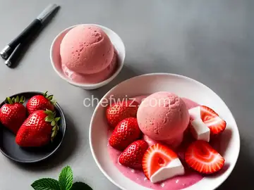Strawberry-Lychee Sorbet