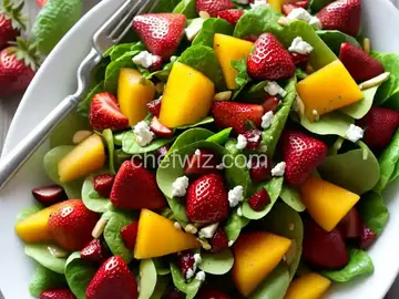 Strawberry Mango Mesclun Salad