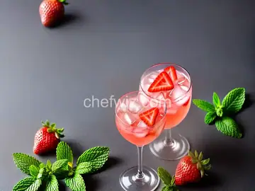 Strawberry-Mint Soda