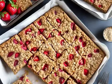 Strawberry Oatmeal Bars