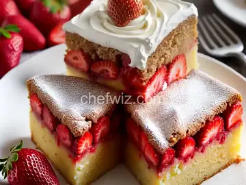 Strawberry Pudding Cake