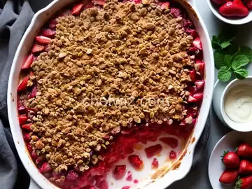 Strawberry Rhubarb Crisp