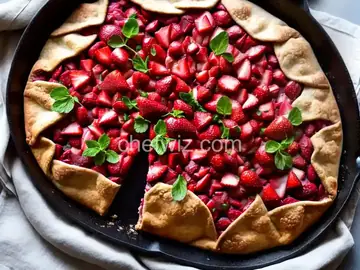Strawberry-Rhubarb Galette