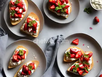 Strawberry Ricotta Bruschetta