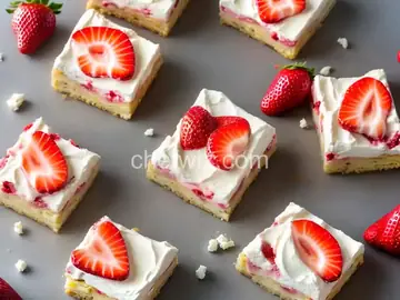 Strawberry Shortcake Ice Cream Bars