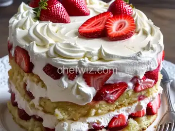 Strawberry Shortcake Ice Cream Cake