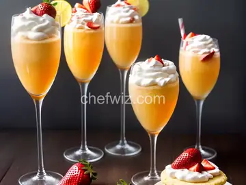 Strawberry Shortcake Mimosas