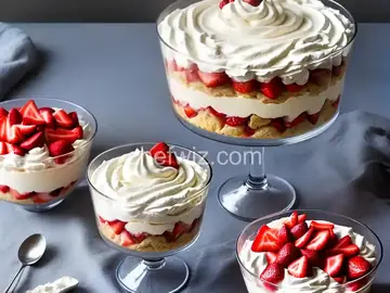Strawberry Shortcake Trifle