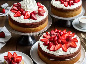 Strawberry Shortcut Cake