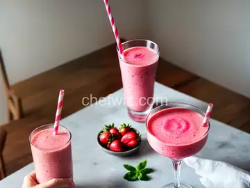 Strawberry Slushy (Smoothie) with a Kick