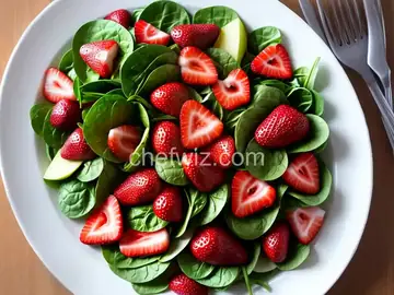Strawberry, Spinach, and Pear Salad