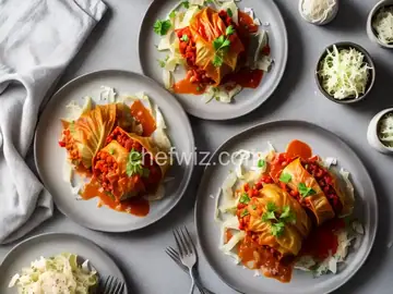 Stuffed Cabbage with Sauerkraut