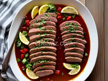Stuffed Flank Steak in the Oven