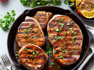 Stuffed Grilled Pork Chops