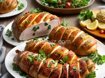 Stuffed Hasselback Turkey Breast