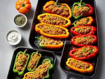Stuffed Orange Peppers