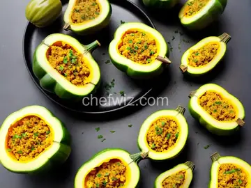 Stuffed Pattypan Squash