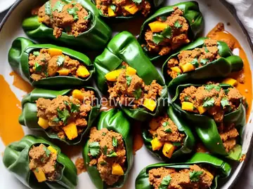 Stuffed Poblanos