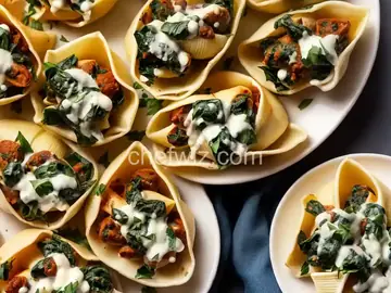 Stuffed Shells With Spinach
