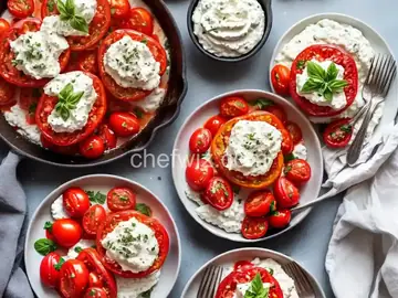 Stuffed Tomatoes with Grits and Ricotta