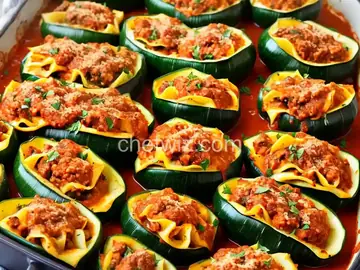 Stuffed Zucchini Shells