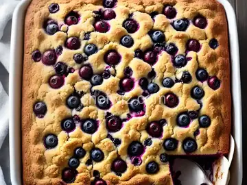 Sugar Free Blueberry Coffee Cake