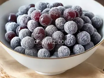 Sugar Frosted Grapes