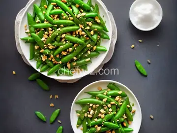 Sugar Snap Peas with Mint