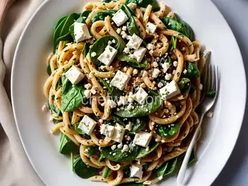Suki's Spinach and Feta Pasta