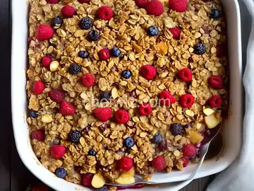 Summer Fruit Crisp