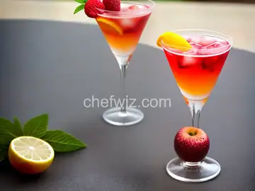 Summer Fruit Shrub Cocktail