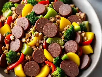 Summer Sausage Stir-Fry