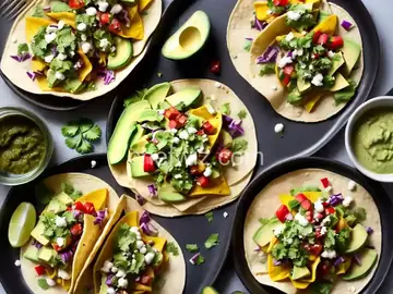 Summer Squash Tacos with Avocado Chimichurri