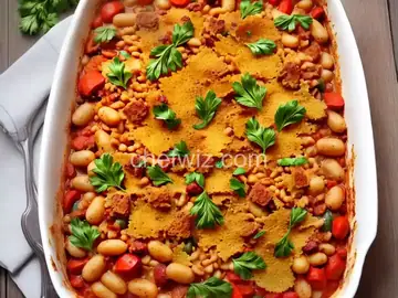 Summer Vegetable Cassoulet With Crispy Gruyère