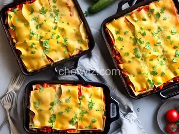 Summer Vegetable Lasagna With Zucchini, Squash, Eggplant, and Tomato