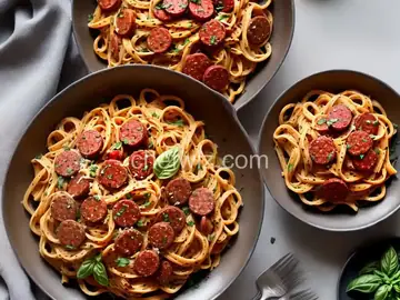 Sun-Dried Tomato & Sausage Pasta
