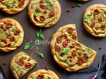 Sun-Dried Tomato and Pesto Torta