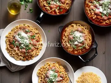 Sunday Gravy and Macaroni (Spaghetti, really)