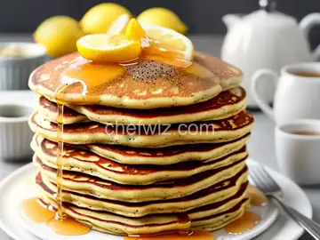 Sunday Morning Lemon Poppy Seed Pancakes