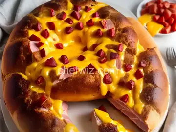 Sunny's Hot Ham and Cheese Wreath
