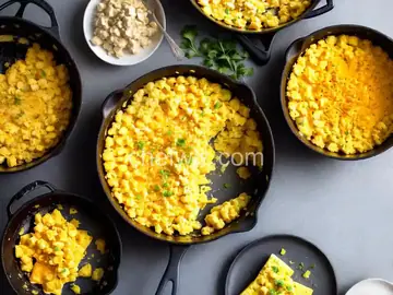 Sunny's Perfect Scrambled Cheesy Eggs
