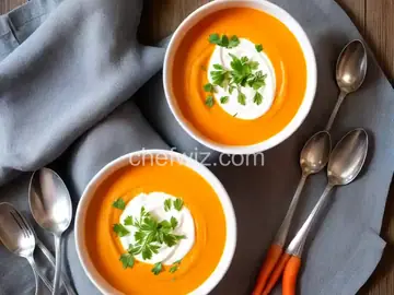 Sunny's Quick Chilled Carrot Soup