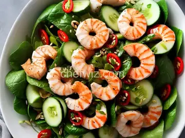 Sunomono (Japanese Cucumber and Seafood Salad)