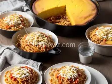 Sunshine's cornbread spaghetti