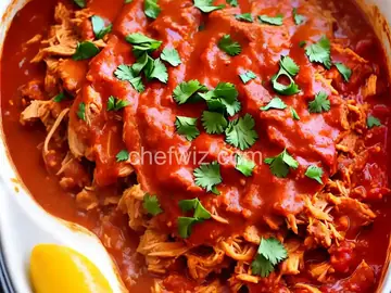Super Easy Slow Cooker Chicken Enchilada Meat