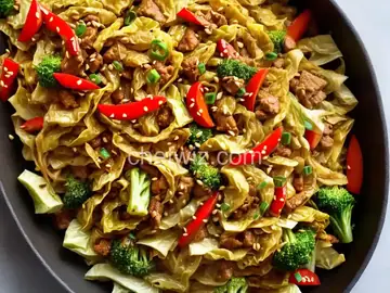 Super Easy Stir-Fried Cabbage